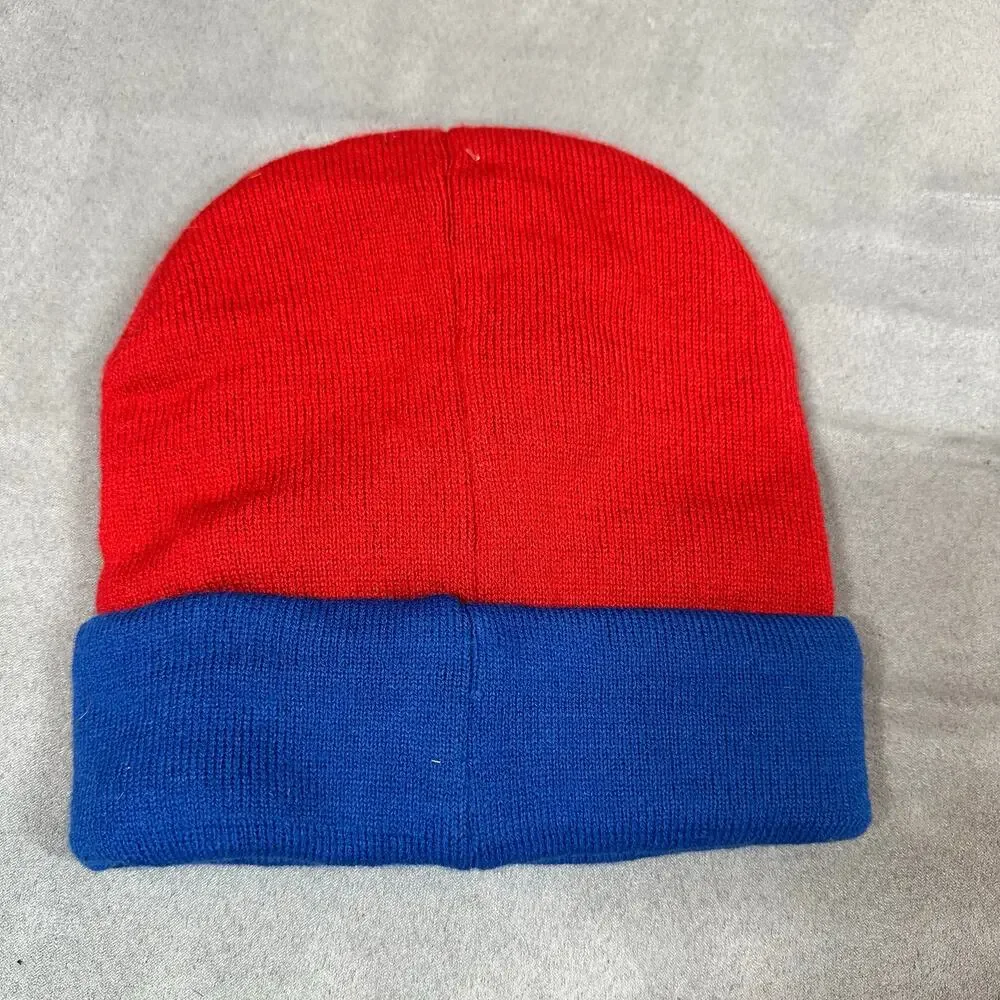 Marvel Spider-Man One Size Kids Boys Winter Hat Beanie Mask Spellout